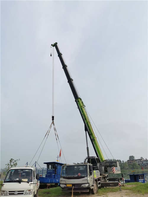昭通市桥梁建设吊装案例